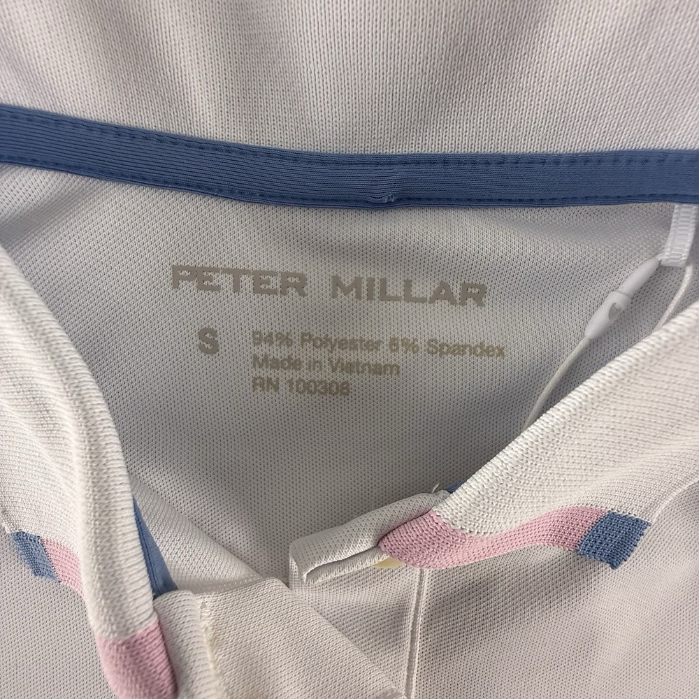 Peter Millar Womens PGA Tour Performance Polo Shirt White Small NWT‎ - Picture 5 of 10